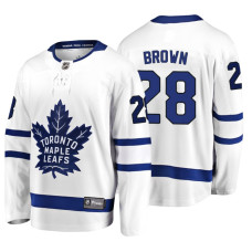 Toronto Maple Leafs #28 Connor Brown 2018 Fanatics Branded Breakaway White Away jersey