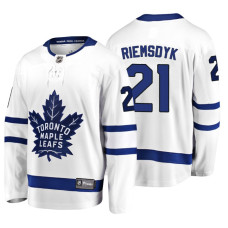 Toronto Maple Leafs #21 James Van Riemsdyk 2018 Fanatics Branded Breakaway White Away jersey