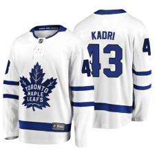 Toronto Maple Leafs #43 Nazem Kadri 2018 Fanatics Branded Breakaway White Away jersey