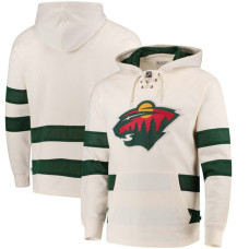 Minnesota Wild Cream Pullover Jersey Hoodie