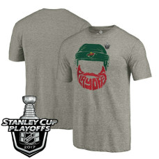 Minnesota Wild Gray 2017 Stanley Cup PLayoff T-shirt