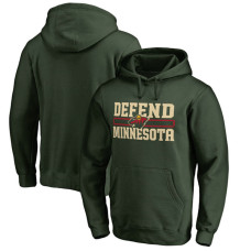 Minnesota Wild Green Defend City Hometown Pullover Hoodie