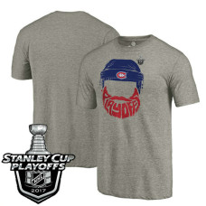 Montreal Canadiens Gray 2017 Stanley Cup PLayoff T-shirt