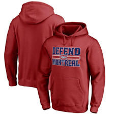 Montreal Canadiens Red Defend City Hometown Pullover Hoodie