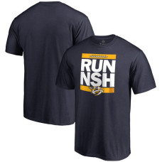 Nashville Predators Navy RUN-CTY T-shirt