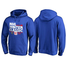 New York Rangers Blue 2018 Winter Classic Ice Hoodie