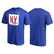 New York Rangers Blue 2018 Winter Classic Team Primary Short Sleeve T-Shirt