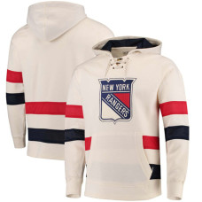 New York Rangers Cream Pullover Jersey Hoodie