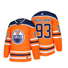 Ryan Nugent-Hopkins Edmonton Oilers #93 Orange 2018 New Season Team Home Jersey