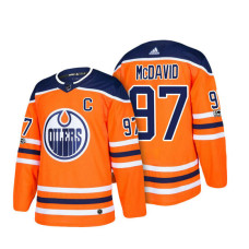 Connor McDavid Edmonton Oilers #97 Orange 2018 New Season Team Home Jersey