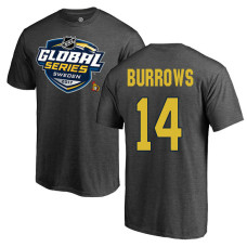 Ottawa Senators Gray Alexandre Burrows #14 2017 Global Series T-shirt