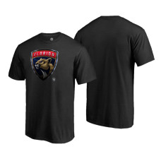 Florida Panthers Midnight Mascot Black T-Shirt