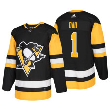 Pittsburgh Penguins Father's Day #1 Dad Jersey Black