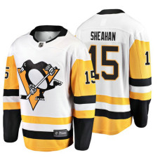 Pittsburgh Penguins #15 Riley Sheahan 2018 Fanatics Branded Breakaway White Away jersey