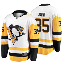 Pittsburgh Penguins #35 Tristan Jarry 2018 Fanatics Branded Breakaway White Away jersey