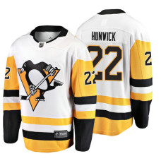 Pittsburgh Penguins #22 Matt Hunwick 2018 Fanatics Branded Breakaway White Away jersey