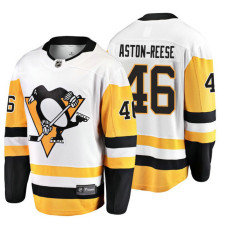 Pittsburgh Penguins #46 Zach Aston-Reese 2018 Fanatics Branded Breakaway White Away jersey