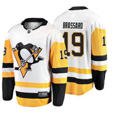 Pittsburgh Penguins #19 Derick Brassard 2018 Fanatics Branded Breakaway White Away jersey