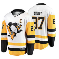 Pittsburgh Penguins #87 Sidney Crosby 2018 Fanatics Branded Breakaway White Away jersey