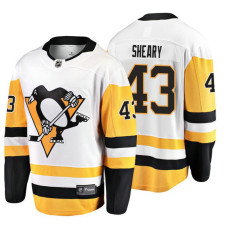 Pittsburgh Penguins #43 Conor Sheary 2018 Fanatics Branded Breakaway White Away jersey