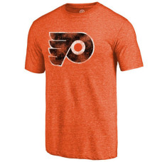 Philadelphia Flyers Orange Team Primary Logo Crew Neck T-shirt