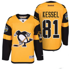 Pittsburgh Penguins #81 Phil Kessel Gold 2017 Stadium Series Jersey