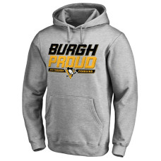 Pittsburgh Penguins Ash Hometown Collection Pullover Hoodie