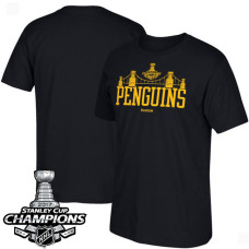 2017 Stanley Cup Champions Pittsburgh Penguins Black Bridge T-shirt