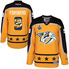 Nashville Predators #9 Filip Forsberg Gold 2017 Stanley Cup Final Fashion Hockey Jersey