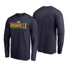 Nashville Predators Navy Hometown Collection Long Sleeve T-Shirt