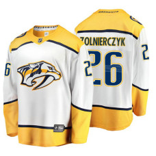 Nashville Predators Harry Zolnierczyk 2018 Fanatics Branded Breakaway White Away Jersey