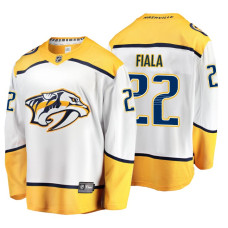 Nashville Predators Kevin Fiala 2018 Fanatics Branded Breakaway White Away Jersey