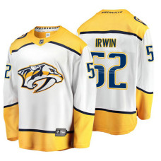 Nashville Predators Matt Irwin 2018 Fanatics Branded Breakaway White Away Jersey