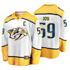 Nashville Predators Roman Josi 2018 Fanatics Branded Breakaway White Away Jersey