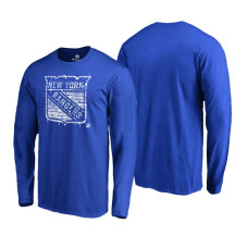 New York Rangers Blue Hometown Collection Long Sleeve T-Shirt