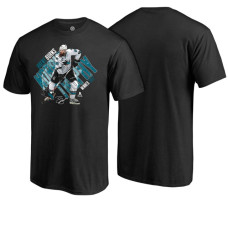 San Jose Sharks Black 2017 Norris Trophy Winner Brent Burns #88 Tri-Blend T-shirt