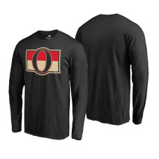 Ottawa Senators Black Hometown Collection Long Sleeve T-Shirt