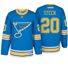 St. Louis Blues #20 Alexander Steen Blue Premier Jersey