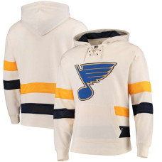 St. Louis Blues Cream Pullover Jersey Hoodie