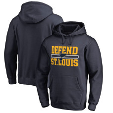 St. Louis Blues Navy Defend City Hometown Pullover Hoodie