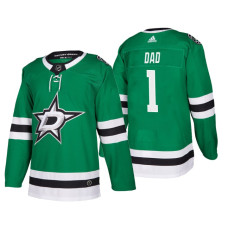 Dallas Stars Father's Day #1 Dad Jersey Kelly Green