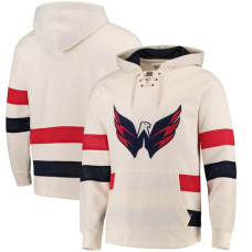 Washington Capitals Cream Pullover Jersey Hoodie