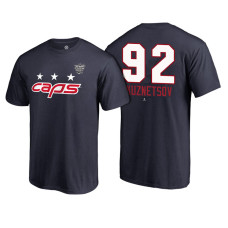 Washington Capitals Navy Evgeny Kuznetsov #92 2018 Stadium Series T-shirt