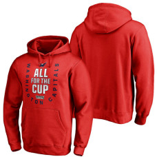 Red 2018 Stanley Cup Bound Behind The Net Pullover Hoodie Washington Capitals