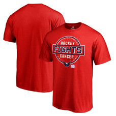 Washington Capitals Red Hockey Fights Cancer T-shirt