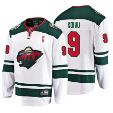 Minnesota Wild Mikko Koivu Fanatics Branded Breakaway White Away Jersey