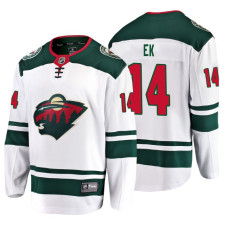 Minnesota Wild Joel Eriksson Ek Fanatics Branded Breakaway White Away Jersey