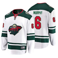 Minnesota Wild Ryan Murphy Fanatics Branded Breakaway White Away Jersey