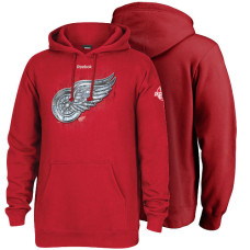 Detroit Red Wings Red 2017 Anniversary Classic Silver And Ice Hoodie