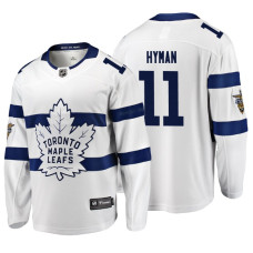 Toronto Maple Leafs #11 Zach Hyman 2018 Stadium Series Breakaway Navy Jersey Fanatics